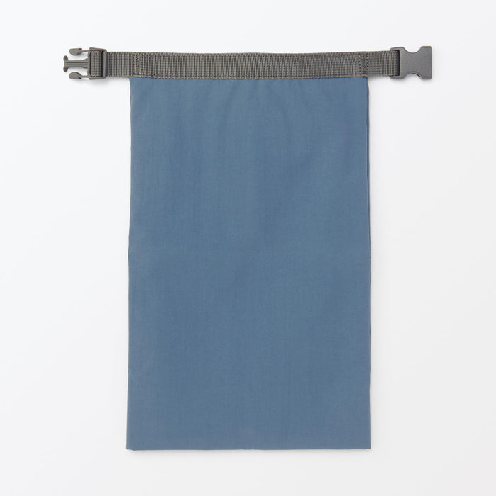 Muji Height Adjustable Small Lunch Bag Roll Top Smoky Blue 84905391