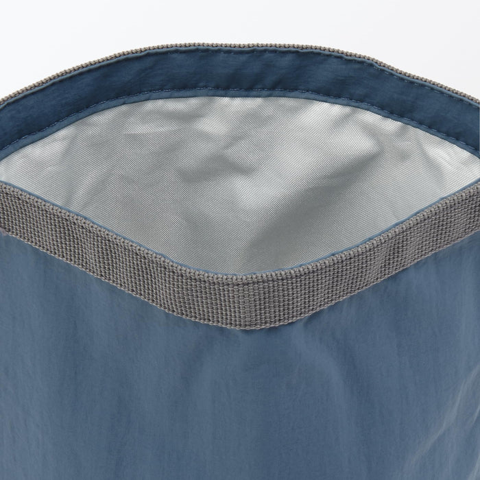 Muji Height Adjustable Small Lunch Bag Roll Top Smoky Blue 84905391