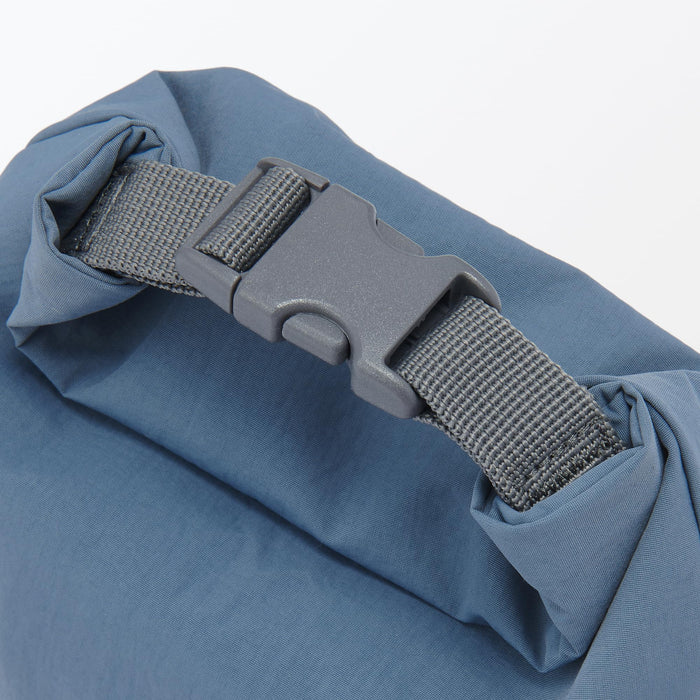 Muji Height Adjustable Small Lunch Bag Roll Top Smoky Blue 84905391