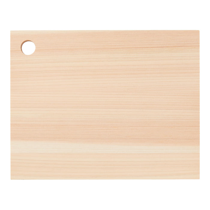 Muji Hinoki Thin Small Cooking Board With Hook Hole 19x15x1.2cm 84376214