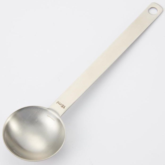 Muji Long Handle Measuring Spoon Large Silver Mcd55A6S High-Quality Tool