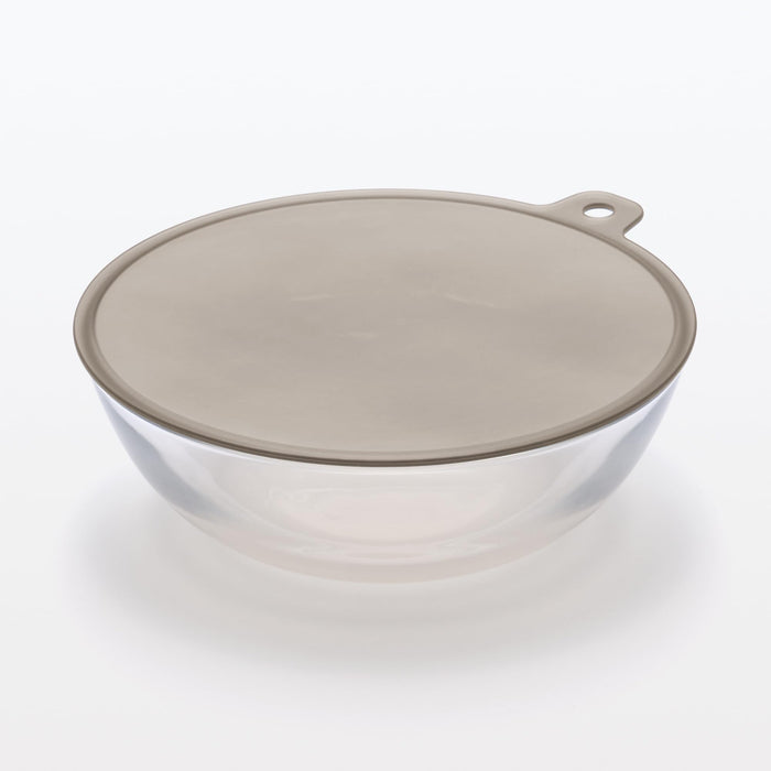 Muji Large Silicone Lid 84376351 Microwave-Safe for Easy Storage