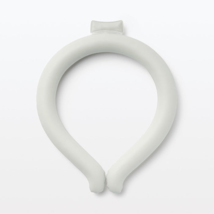 Muji Gray Neck Cooler L 15.5x18cm Inner Circumference 39cm 83896102