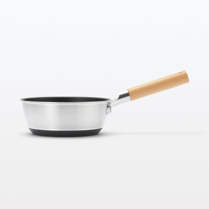 Muji Non-Stick Deep Frying Pan and Pot 20cm Diameter IH Compatible