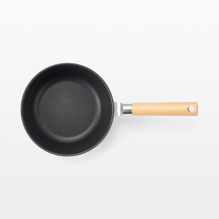 Muji Non-Stick Deep Frying Pan and Pot 20cm Diameter IH Compatible