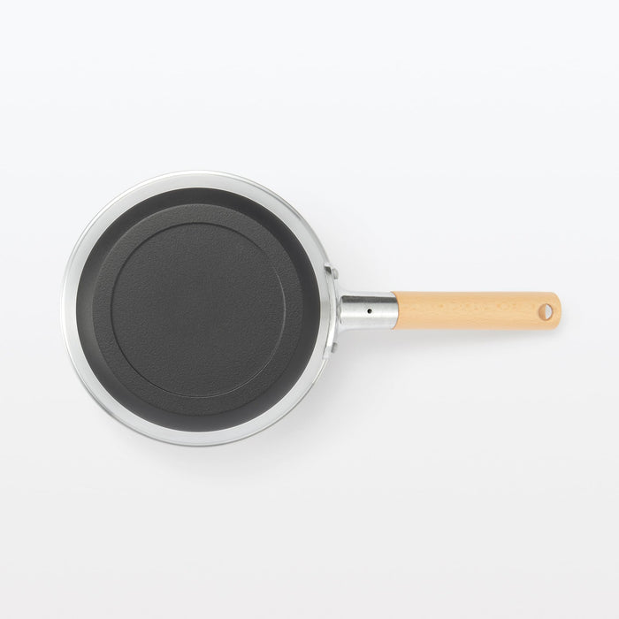Muji Non-Stick Deep Frying Pan and Pot 20cm Diameter IH Compatible