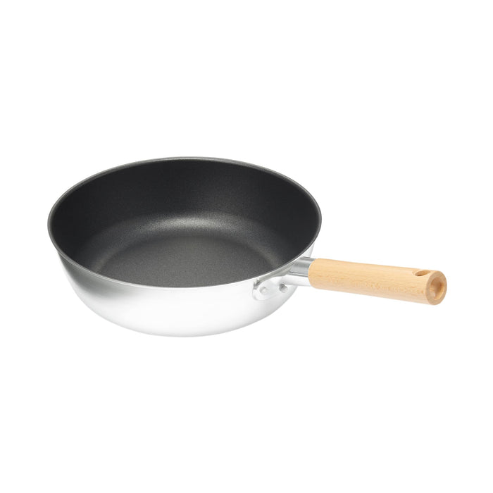 Muji 28Cm Non-Stick Deep Frying Pan and Pot for Gas Stove