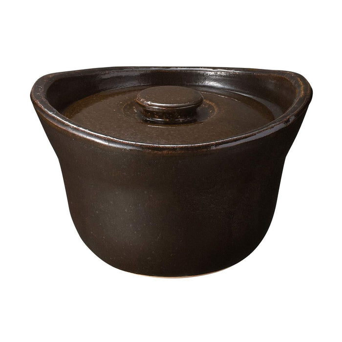 Muji Polished Earthenware Rice Cooker 3 Cups 22x15cm Scorched Pot