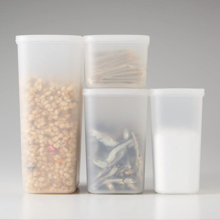 Muji Powder Storage Container Semi-Transparent 1.5L Mdb69A8A