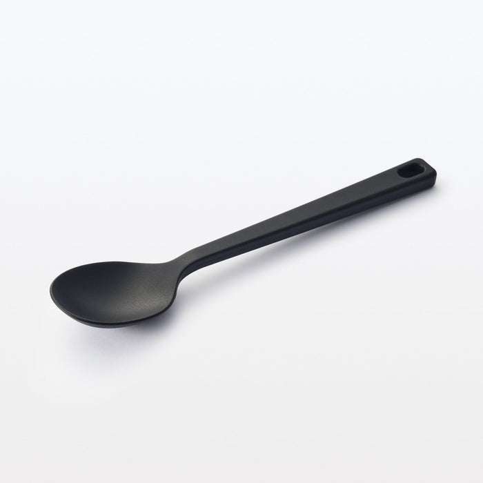 Muji Small Black Silicone Cooking Spoon 25cm Length 84376429