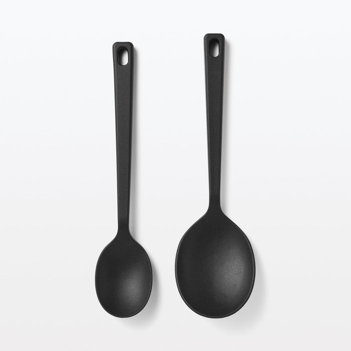 Muji Small Black Silicone Cooking Spoon 25cm Length 84376429