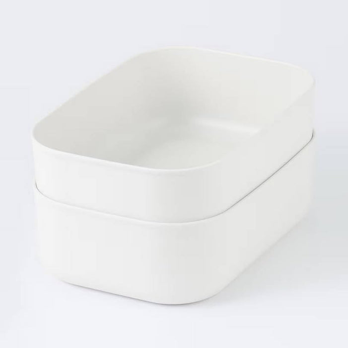 Muji Soft Polyethylene Case Half Small 18x25.5x8cm Storage Box
