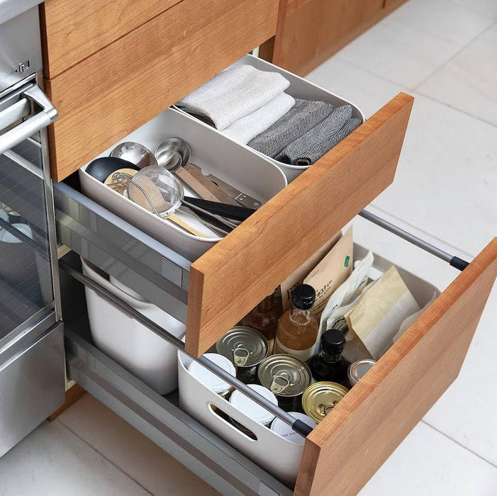 Muji Soft Polyethylene Case Half Small 18x25.5x8cm Storage Box