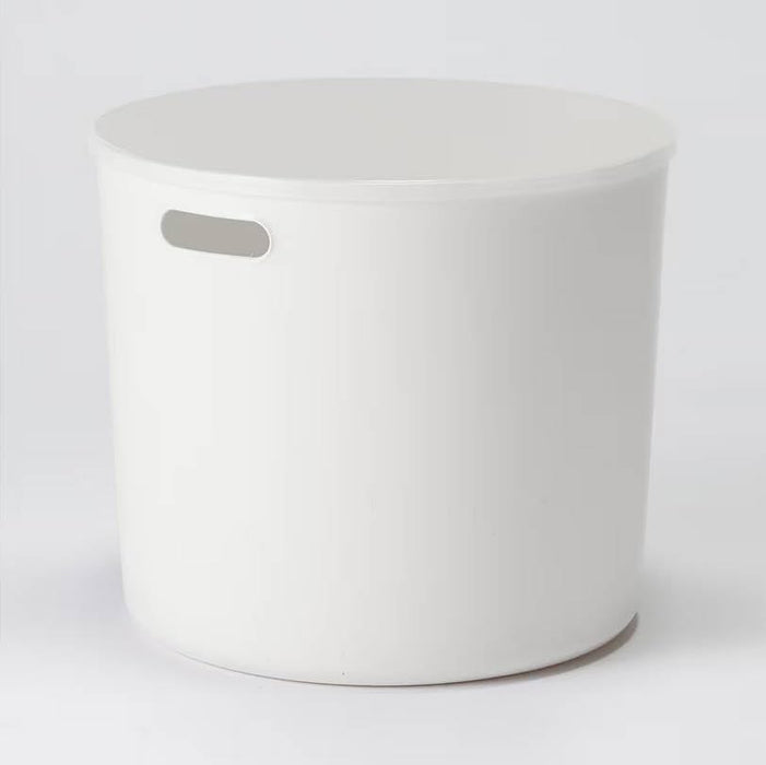 Muji Round Deep Case 36x32cm Soft Polyethylene Storage Organizer