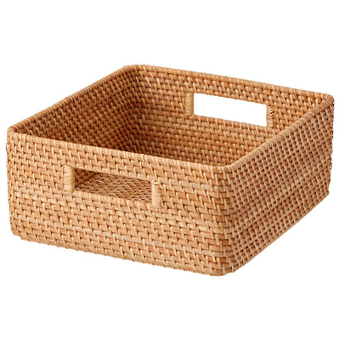 Muji Medium Stackable Rattan Basket 35x36x16cm 18021833