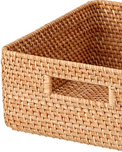 Muji Medium Stackable Rattan Basket 35x36x16cm 18021833