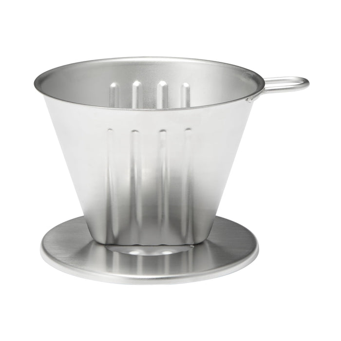 Muji Stainless Steel Dripper Silver 2-3 Cups 12.5x10.5x8 cm Coffee Maker