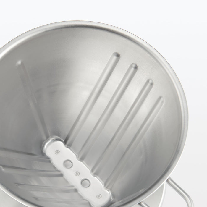 Muji Stainless Steel Dripper Silver 2-3 Cups 12.5x10.5x8 cm Coffee Maker