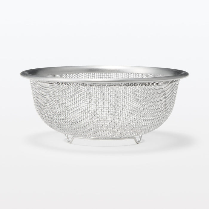 Muji Stainless Steel Mesh Colander XS Silver 84376269 Durable Kitchen Tool