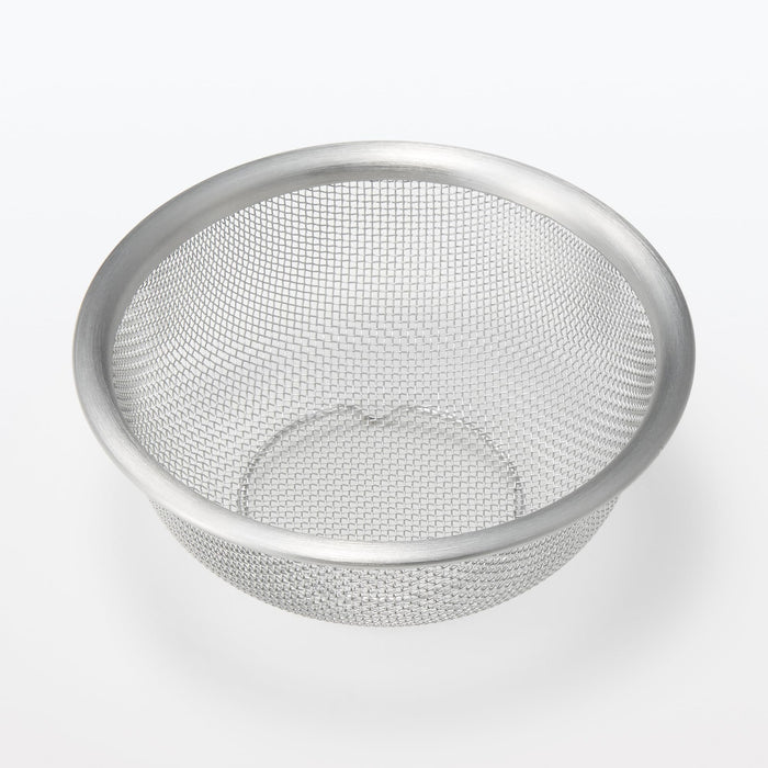 Muji Stainless Steel Mesh Colander XS Silver 84376269 Durable Kitchen Tool