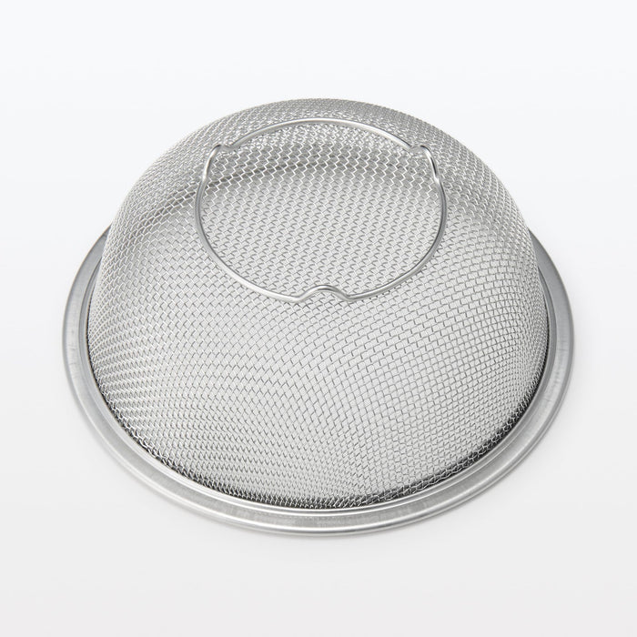 Muji Stainless Steel Mesh Colander XS Silver 84376269 Durable Kitchen Tool