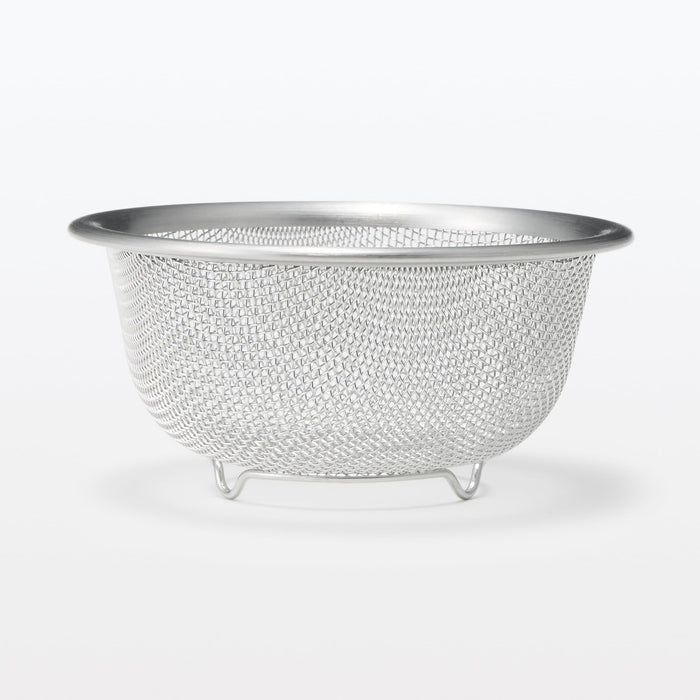 Muji Stainless Steel Mesh Colander XXS Silver 84376252 Lightweight Durable