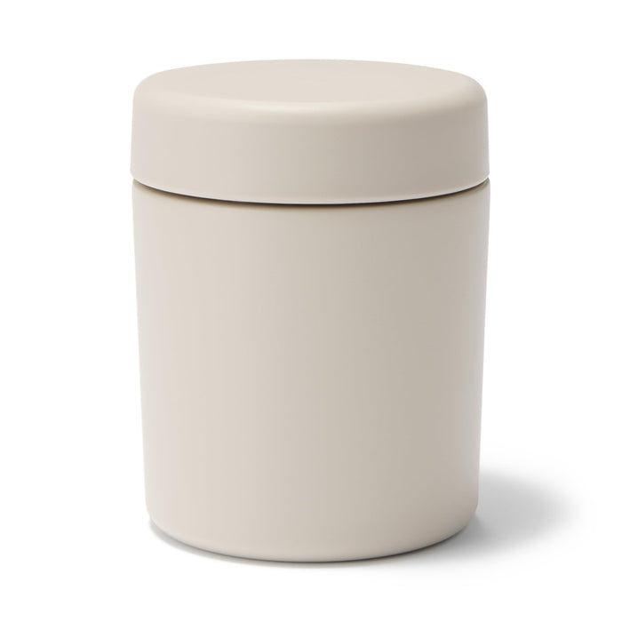 Muji Insulated Soup Jar 300ml Wide-Mouth Easy-Clean Gray Beige 84334597