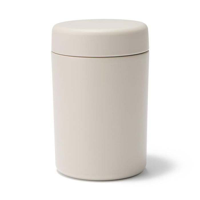 Muji Insulated Soup Jar 430ml Wide-Mouth Easy-Clean Gray Beige 84334603