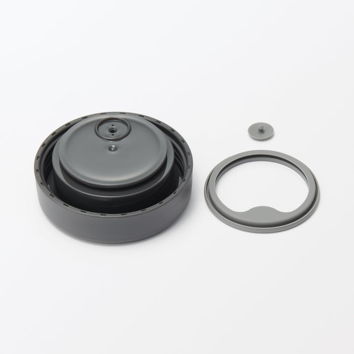 Muji Insulated Soup Jar Silver 430ml Wide-Mouth Easy Clean 84334580