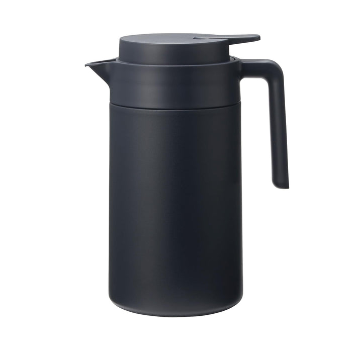 Muji Black 1.3L Wide-Mouthed Insulated Tabletop Pot Easy to Clean