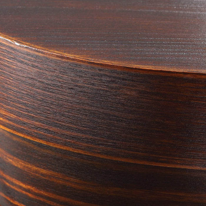 Muji Lacquered Wooden Lunch Box 18x12.5x5.5cm - Durable & Stylish Design