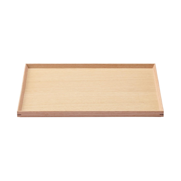 Muji Wooden Square Tray Natural 40.5x30.5x2cm Durable and Stylish