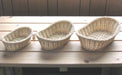 Nagao 20cm Brown Washable Fruit Basket Boat Shape-Kiichin - The #1 Place for Japanese Goods in Your Hand!