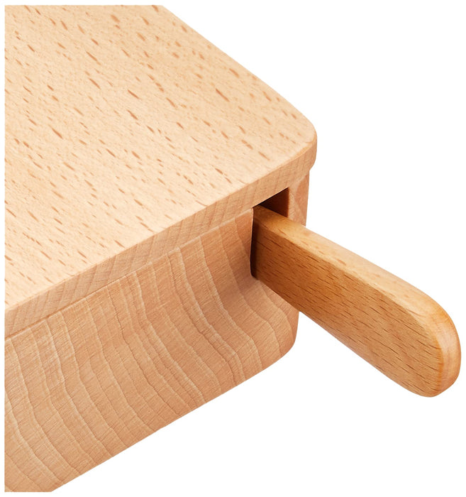 Nagao Beech Wood Butter Case with Knife - Durable Wooden Design-Kiichin - The #1 Place for Japanese Goods in Your Hand!
