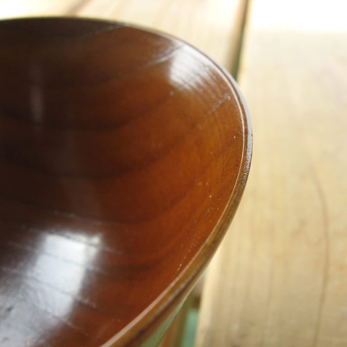 Nagao Kids Wooden Rice Bowl KD-01 10cm Diameter x 5.7cm Height-Kiichin - The #1 Place for Japanese Goods in Your Hand!