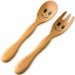 Nagao Children's Wooden Spoon and Fork Set 14cm Niko Niko Saonoki-Kiichin - The #1 Place for Japanese Goods in Your Hand!
