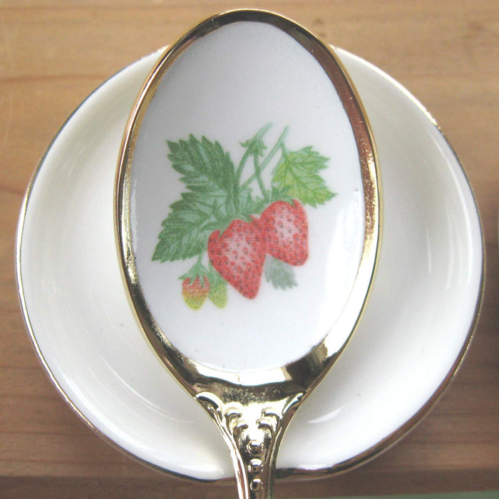 Nagao Coffee Spoon Strawberry Shippo Design Made in Japan-Kiichin - The #1 Place for Japanese Goods in Your Hand!