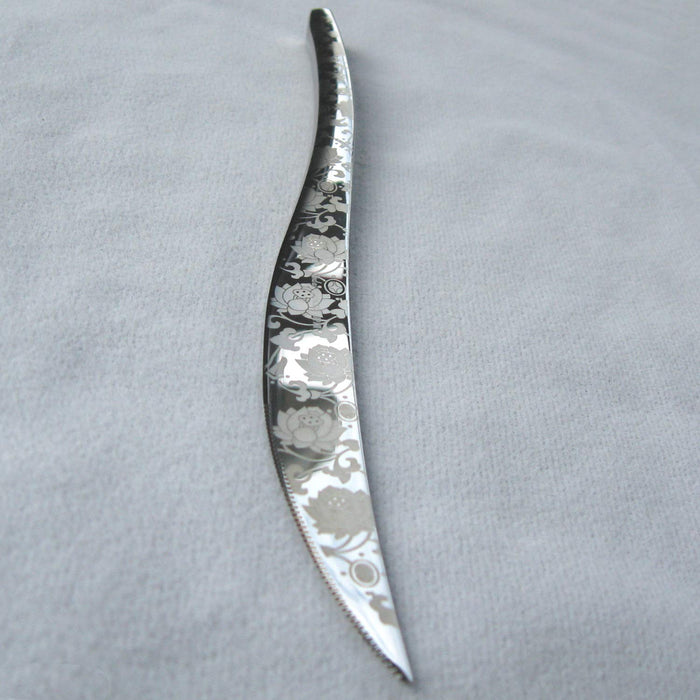 Nagao Iki Dinner Knife 22.5cm Stainless Steel with Wooden Box Japan Made-Kiichin - The #1 Place for Japanese Goods in Your Hand!