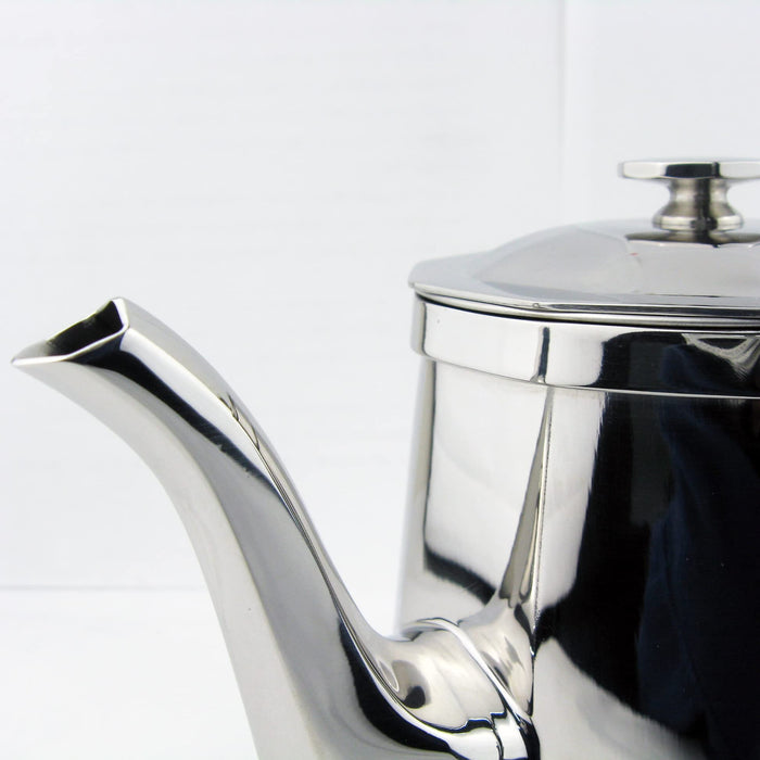 Nagao Kogei 680Ml Stainless Steel Teapot Mirror Finish Japanese Craftsmanship-Kiichin - The #1 Place for Japanese Goods in Your Hand!