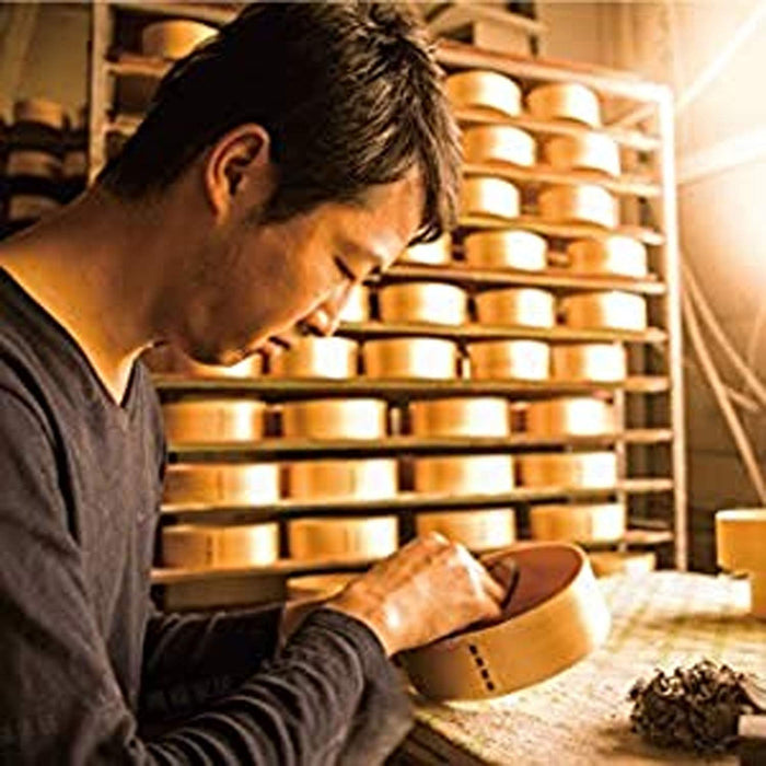 Nagao Oval Wooden Lunch Box 1 Tier with Dividers Natural Finish Fh01W-Kiichin - The #1 Place for Japanese Goods in Your Hand!