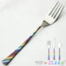 Nagao Niji Multi-Color Dinner Fork 18-8 Stainless Steel 18.5cm Japan-Kiichin - The #1 Place for Japanese Goods in Your Hand!
