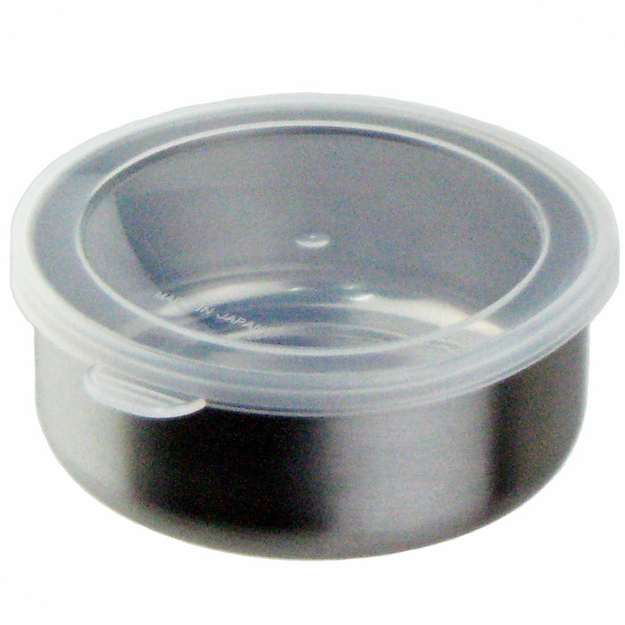 Nagao 10cm Round Airtight Stainless Steel Storage Container with Lid-Kiichin - The #1 Place for Japanese Goods in Your Hand!