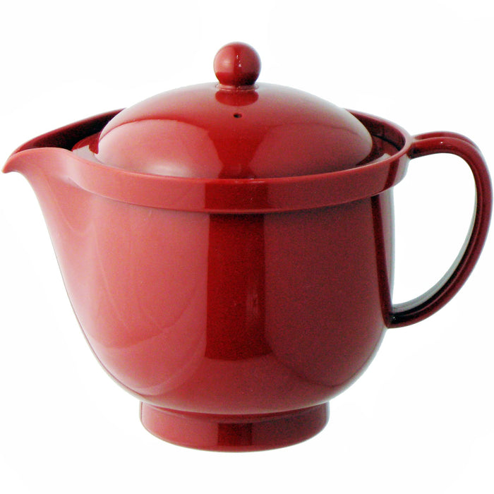 Nagao 480ml Red Plastic Teapot Dishwasher Safe Unbreakable Made in Japan-Kiichin - The #1 Place for Japanese Goods in Your Hand!