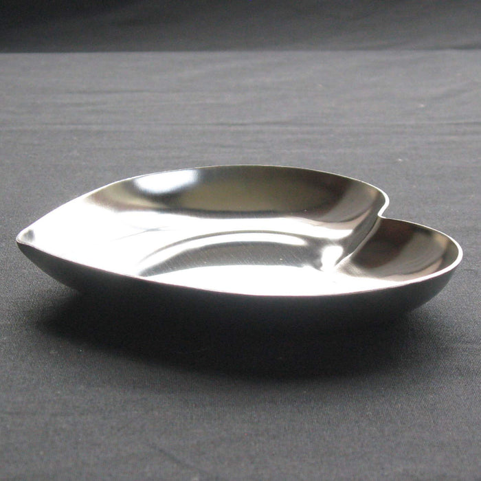 Nagao Tsubame Sanjo Heart Accessory Tray 11.3cm Stainless Steel Japan Made-Kiichin - The #1 Place for Japanese Goods in Your Hand!
