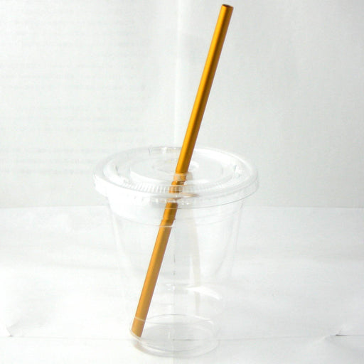 Nagao Gold Aluminum Straw 21cm x 0.7cm Made in Japan Eco-friendly-Kiichin - The #1 Place for Japanese Goods in Your Hand!