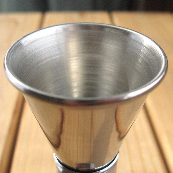 Nagao Tsubame Sanjo Cocktail Measuring Cup 45/30ml Stainless Steel Japan-Kiichin - The #1 Place for Japanese Goods in Your Hand!