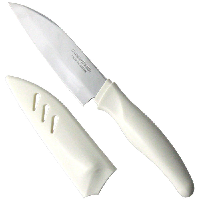 Nagao Tsubame Sanjo 9cm Fruit Knife Sword-Shaped Blade with Sheath Japan Made-Kiichin - The #1 Place for Japanese Goods in Your Hand!