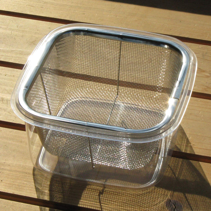 Nagao Tsubame Sanjo High Heat Storage Container 18cm Colander Lid Japan-Kiichin - The #1 Place for Japanese Goods in Your Hand!