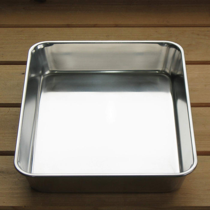 Nagao Large 29.5cm Stainless Steel Tray 15-Pack for Food Prep Japan-Made-Kiichin - The #1 Place for Japanese Goods in Your Hand!