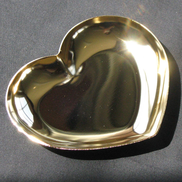 Nagao Gold Plated Heart Trinket Tray 11.3cm Made in Japan-Kiichin - The #1 Place for Japanese Goods in Your Hand!
